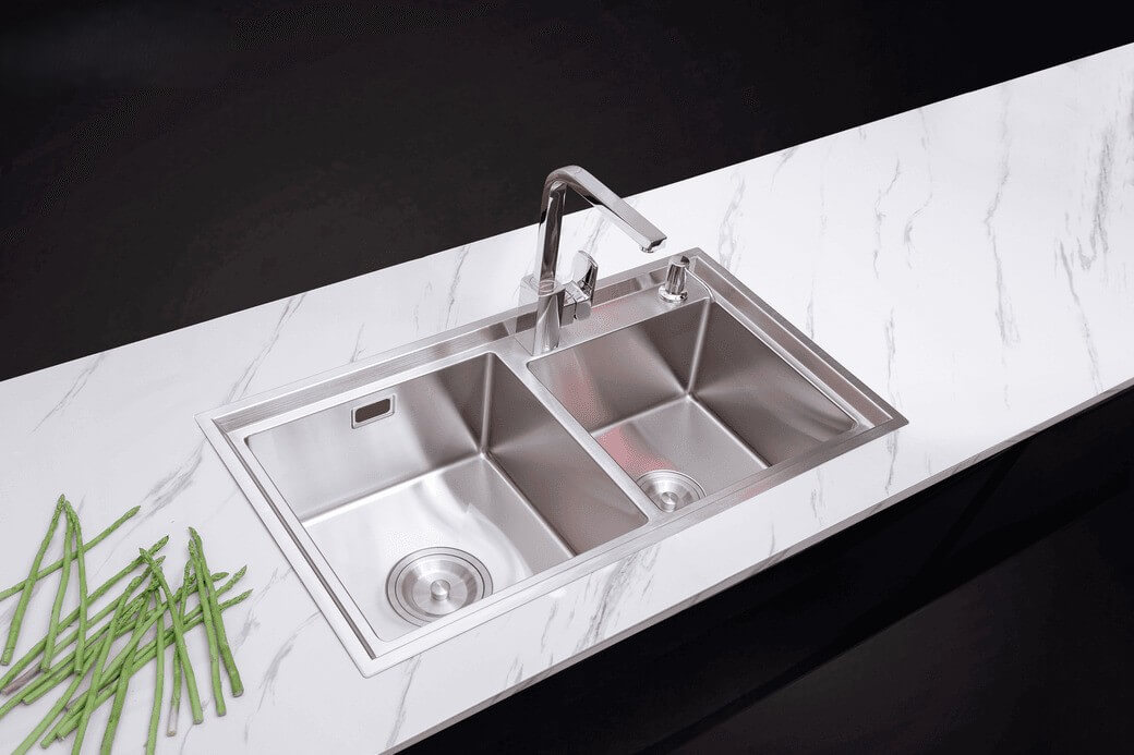 Chậu rửa bát 2 hố NOBINOX LIKEN NL786 Chậu rửa bát 2 hố NOBINOX LIKEN NL786