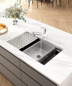 Chậu rửa bát chống xước Konox Dekor 8044SU Chậu rửa bát chống xước Konox Dekor 8044SU