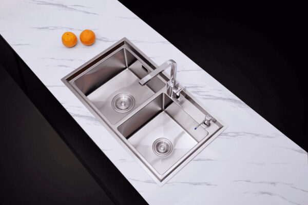 Chậu rửa bát 2 hố NOBINOX LIKEN NL786 Chậu rửa bát 2 hố NOBINOX LIKEN NL786