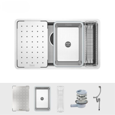 Chậu rửa bát chống xước Konox Dekor 8044SU Chậu rửa bát chống xước Konox Dekor 8044SU