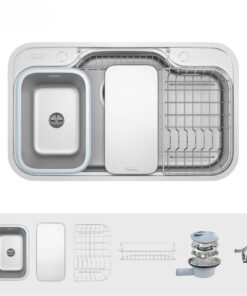 Chậu rửa bát chống xước Konox Dekor 8048SU