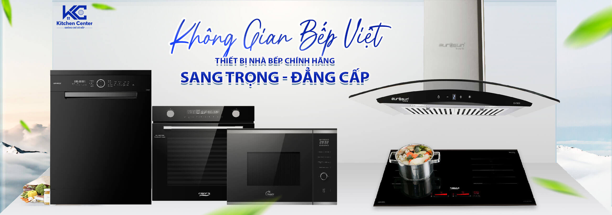 Thiết bị nhà bếp cao cấp chính hãng Kitchen Center sang trọng hiện đại