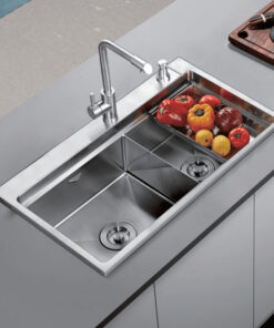 Chậu rửa bát 2 hố NOBINOX LUMIA NJ522