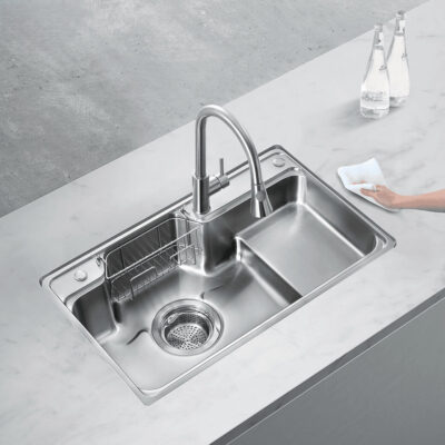 Chậu rửa bát 1 hố NOBINOX HIGON NH905