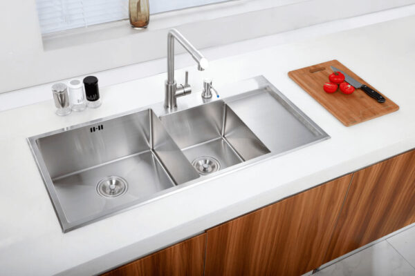 Chậu rửa bát 2 hố NOBINOX LIKEN NL746