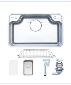 Chậu rửa bát 1 hố NOBINOX ARVO B180