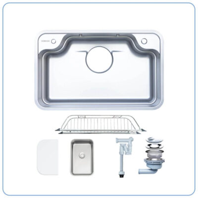 Chậu rửa bát 1 hố NOBINOX ARVO B180