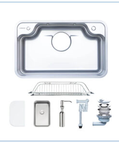 Chậu rửa bát 1 hố NOBINOX LIKEN NL790D