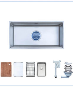 Chậu rửa bát 1 hố NOBINOX LIRA NJ562D