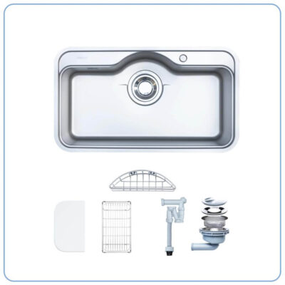 Chậu rửa bát 1 hố NOBINOX ROSA NN995D