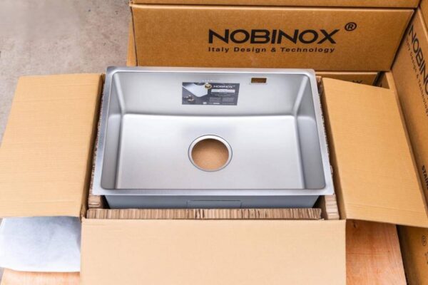 Chậu rửa bát 1 hố NOBINOX LISA NN645S