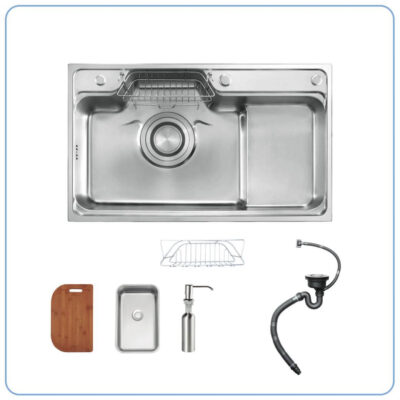 Chậu rửa bát 1 hố NOBINOX HIGON NH905