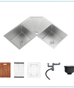 Chậu rửa bát 2 hố NOBINOX LIKEN NL700