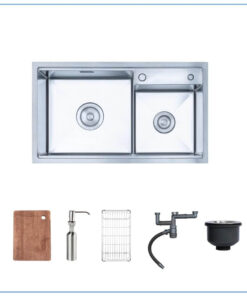 Chậu rửa bát 2 hố NOBINOX LUMIA NJ507D