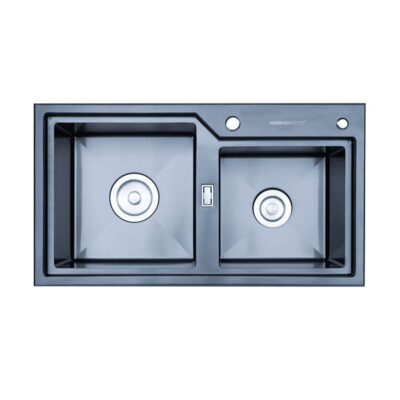 Chậu rửa bát 2 hố NOBINOX LUMIA NJ513B