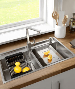 Chậu rửa bát 2 hố NOBINOX LUMIA NJ508D