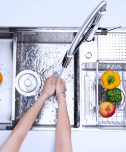 Chậu rửa bát 2 hố NOBINOX RAZIA NJ577