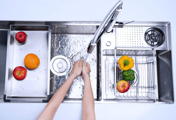 Chậu rửa bát 2 hố NOBINOX RAZIA NJ577