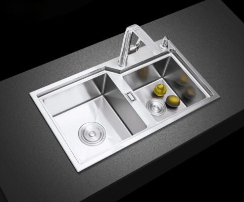 Chậu rửa bát 2 hố NOBINOX LUMIA NJ512