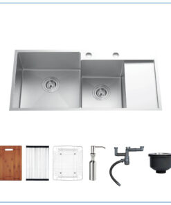 Chậu rửa bát 2 hố NOBINOX LIKEN NL746