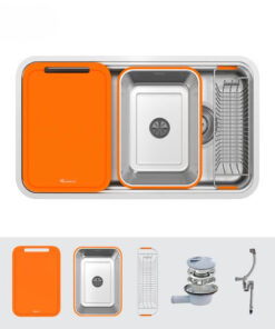 Chậu rửa bát phong cách Nhật Konox R50 TARI 8047SU