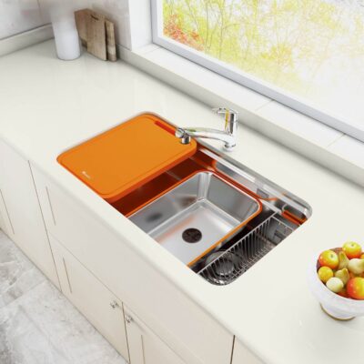 Chậu rửa bát phong cách Nhật Konox R50 TARI 8047SU