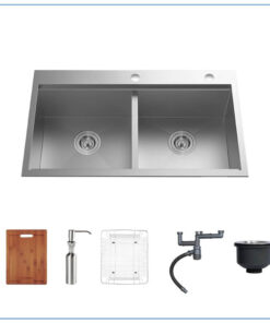 Chậu rửa bát 2 hố NOBINOX LIKEN NL785