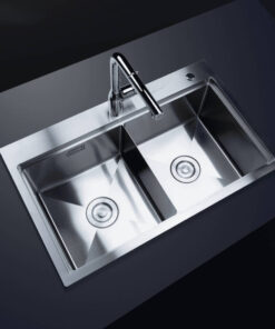 Chậu rửa bát 2 hố NOBINOX LUMIA NJ522