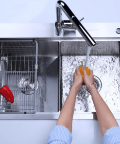 Chậu rửa bát 2 hố NOBINOX LUMIA NJ522