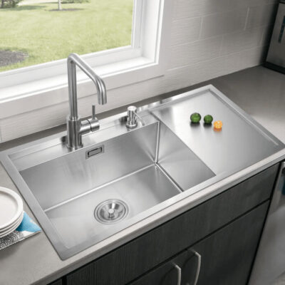 Chậu rửa bát 1 hố NOBINOX LUMIA NJ558B