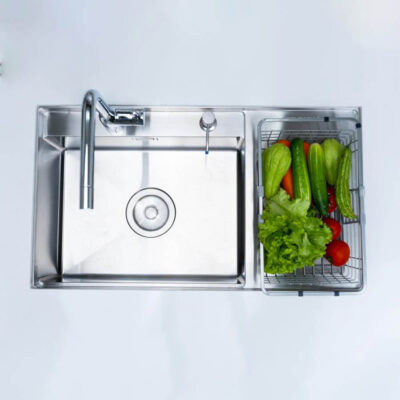 Chậu rửa bát 1 hố NOBINOX LUMIA NJ558B