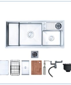 Chậu rửa bát 2 hố NOBINOX RAZIA NJ577