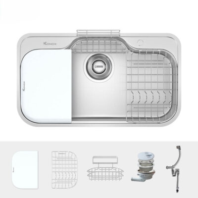 Chậu rửa bát phong cách Nhật Konox TARI 9051SR