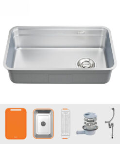 Chậu rửa bát phong cách Nhật Konox Tari Smart 8047 trọn bộ