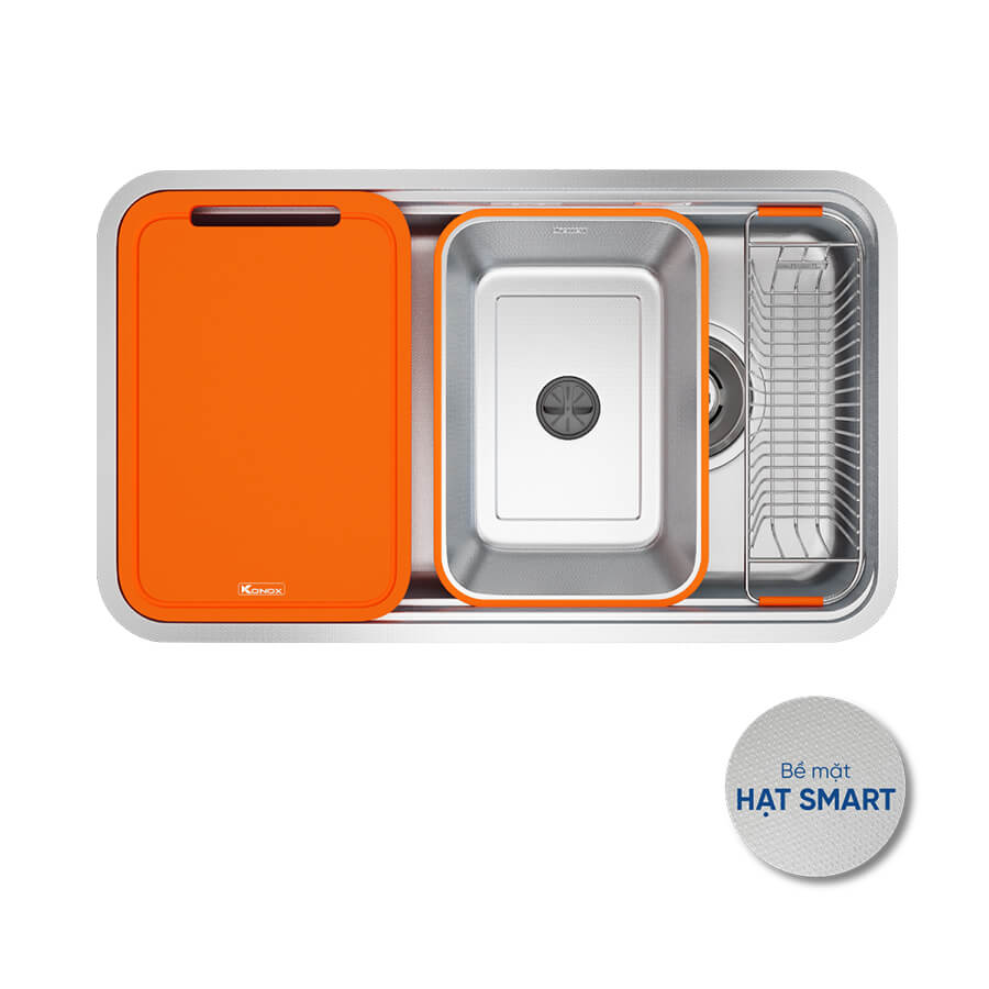 Chậu rửa bát phong cách Nhật Konox Tari Smart 8047