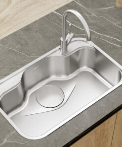 Chậu rửa chén bát 1 hố to kiểu nhật GS11.80