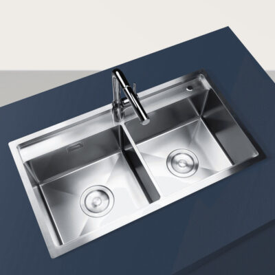 Chậu rửa bát 2 hố NOBINOX LUMIA NJ508D