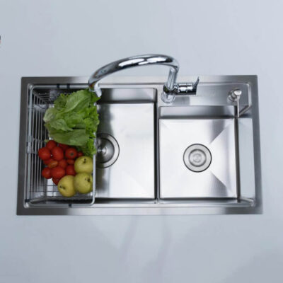 Chậu rửa bát 2 hố NOBINOX LUMIA NJ507D