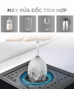 Máy rửa ly tích hợp với chậu rửa NOBINOX