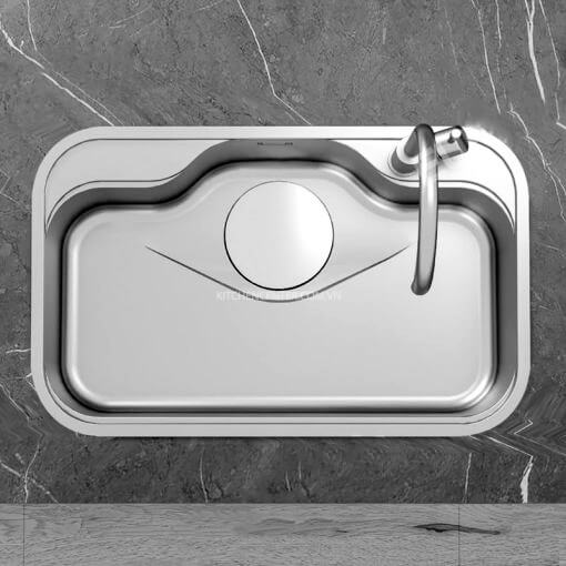 Mua bán, lắp đặt chậu rửa bát 1 hộc inox SUS304 EUROGOLD EUC88050GE