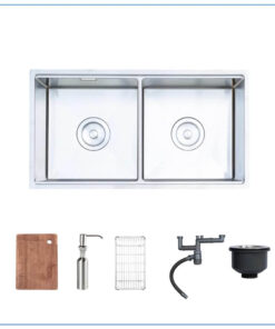 Chậu rửa bát 2 hố NOBINOX LUMIA NJ524