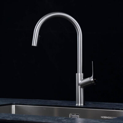 Vòi rửa bát dây rút NOBINOX FORTE NX887