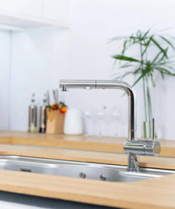 Vòi rửa bát dây rút NOBINOX BIANCO NX600