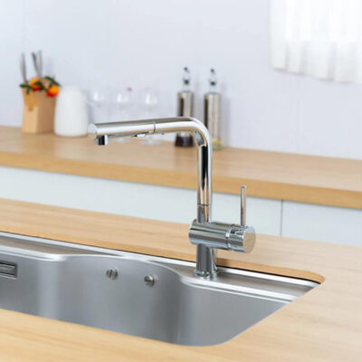 Vòi rửa bát dây rút NOBINOX BIANCO NX600