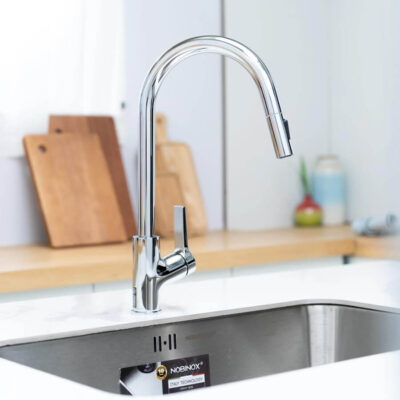 Vòi rửa bát dây rút NOBINOX LOFT NX533