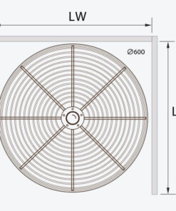 Mâm xoay góc mở 4/4 Garis GS07.70C