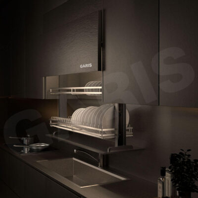 Giá bát đĩa nâng hạ điện Garis GL06LP